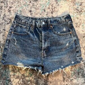 Wild Fable Blue Distressed Jean Shorts